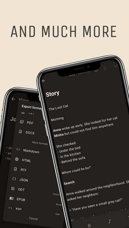 Bardo - Datenschutz-First Note App, die 100% offline funktioniert Medien 3