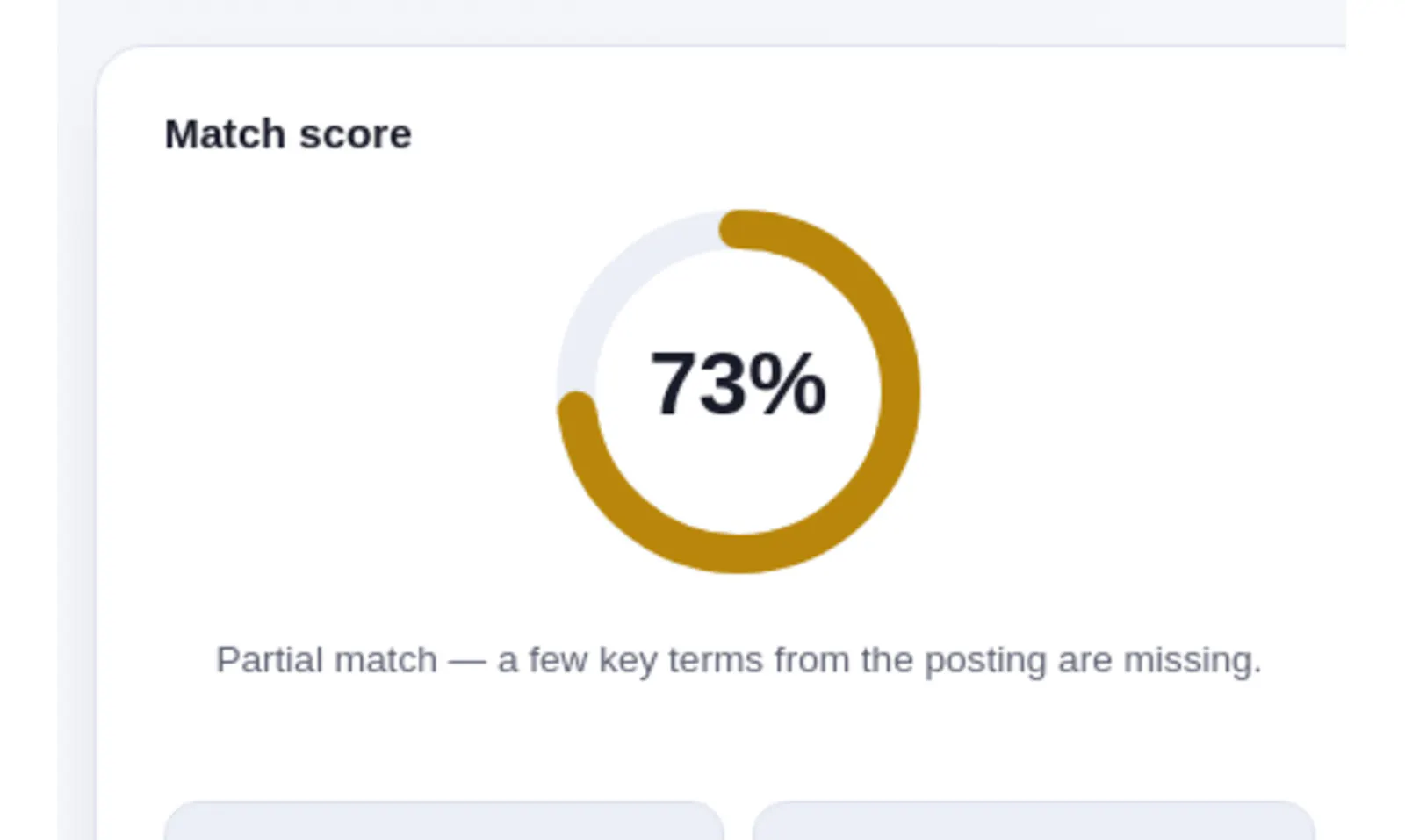 Resume ↔ Job Description Match Checker screenshot 6