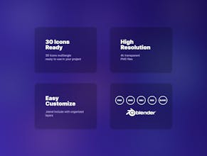 Social media 3D icons gallery image