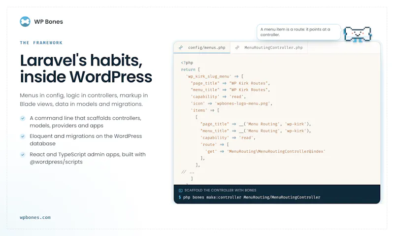 WP Bones screenshot 4