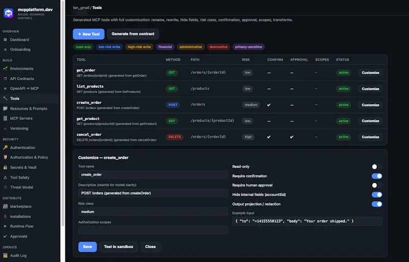 MCP Platform screenshot 5