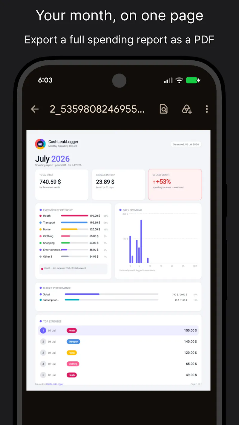 CashLeakLogger screenshot 7