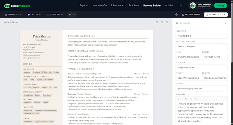 Stack Interview screenshot 5