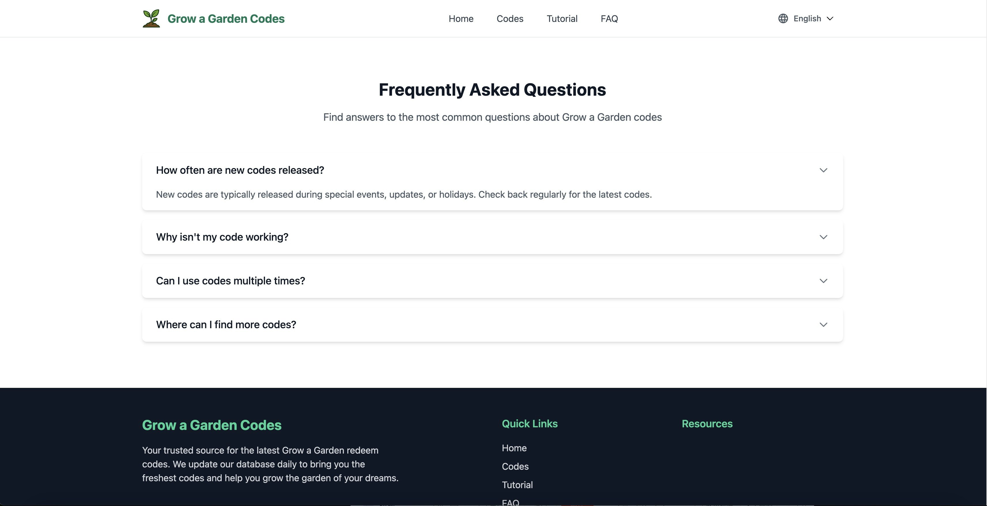 Grow Garden Code gallery image