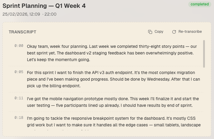 MeetingDebrief gallery image