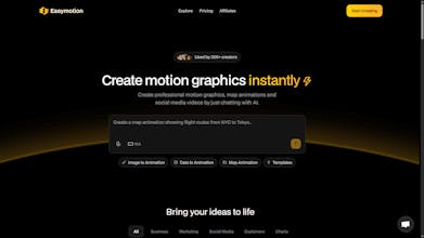 Easymotion: AI Motion Graphics Generator gallery image