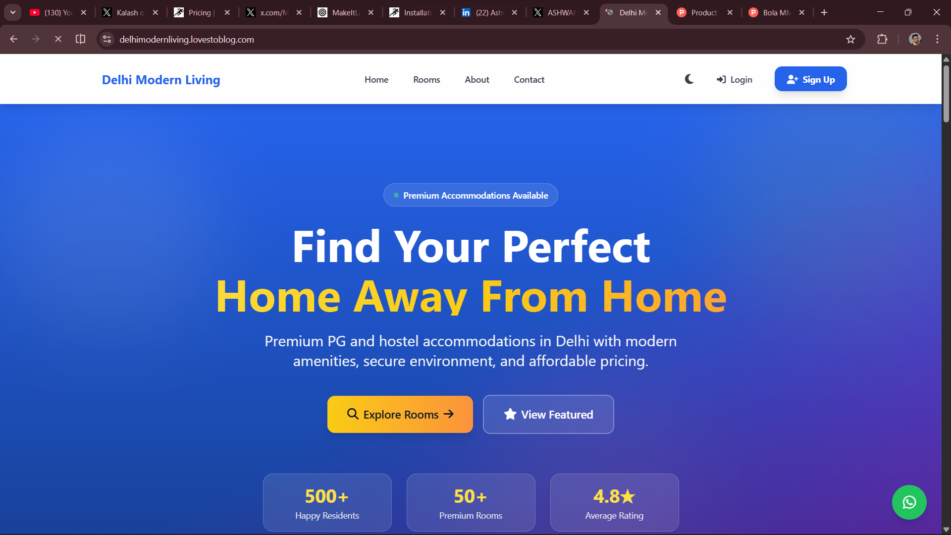 Delhi Modern Living - Product Hunt launch logo