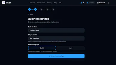Mauqe.com - AI website builder gallery image