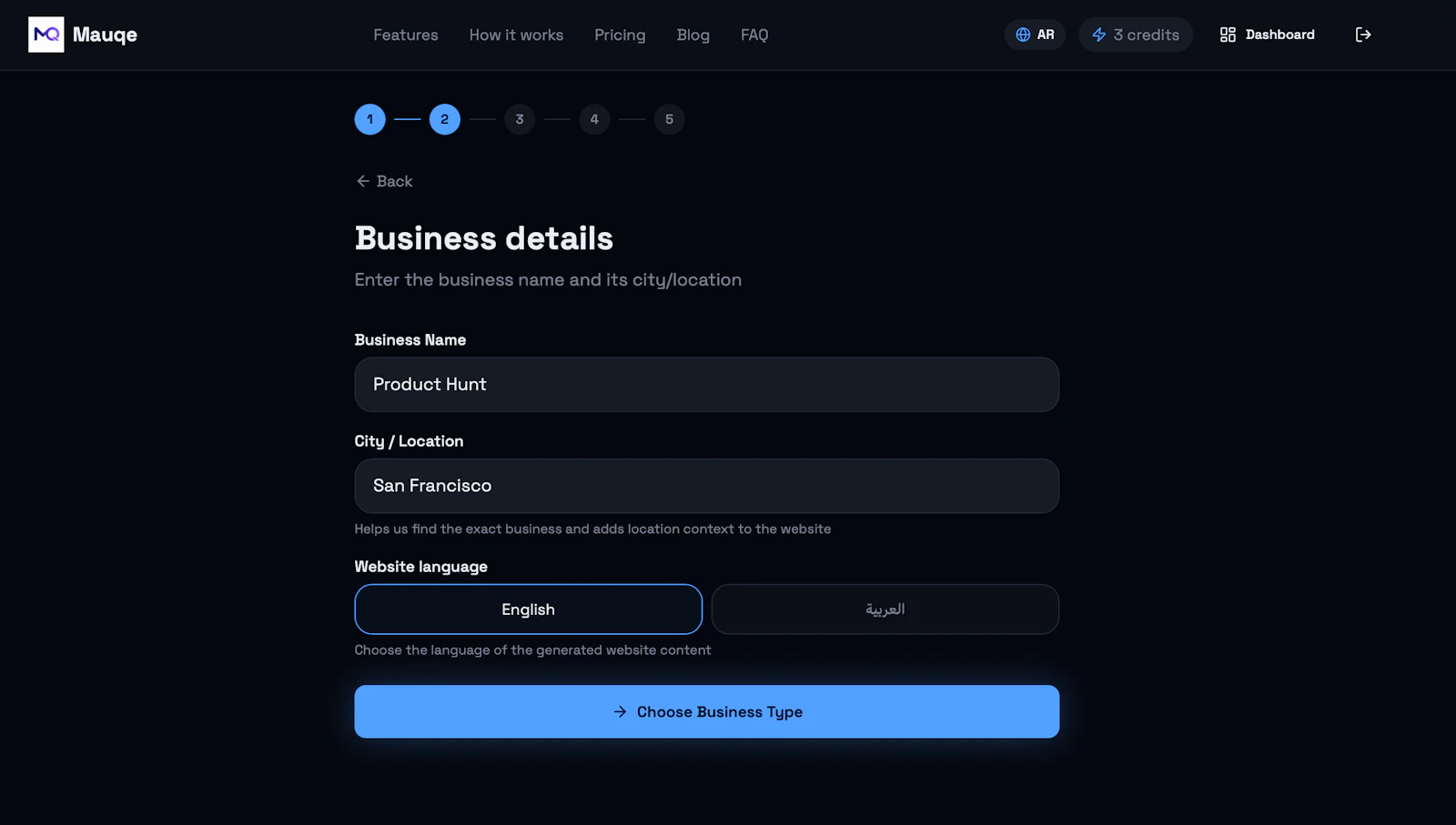 Mauqe.com - AI website builder screenshot 3