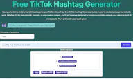 Free TikTok Hashtag Generator