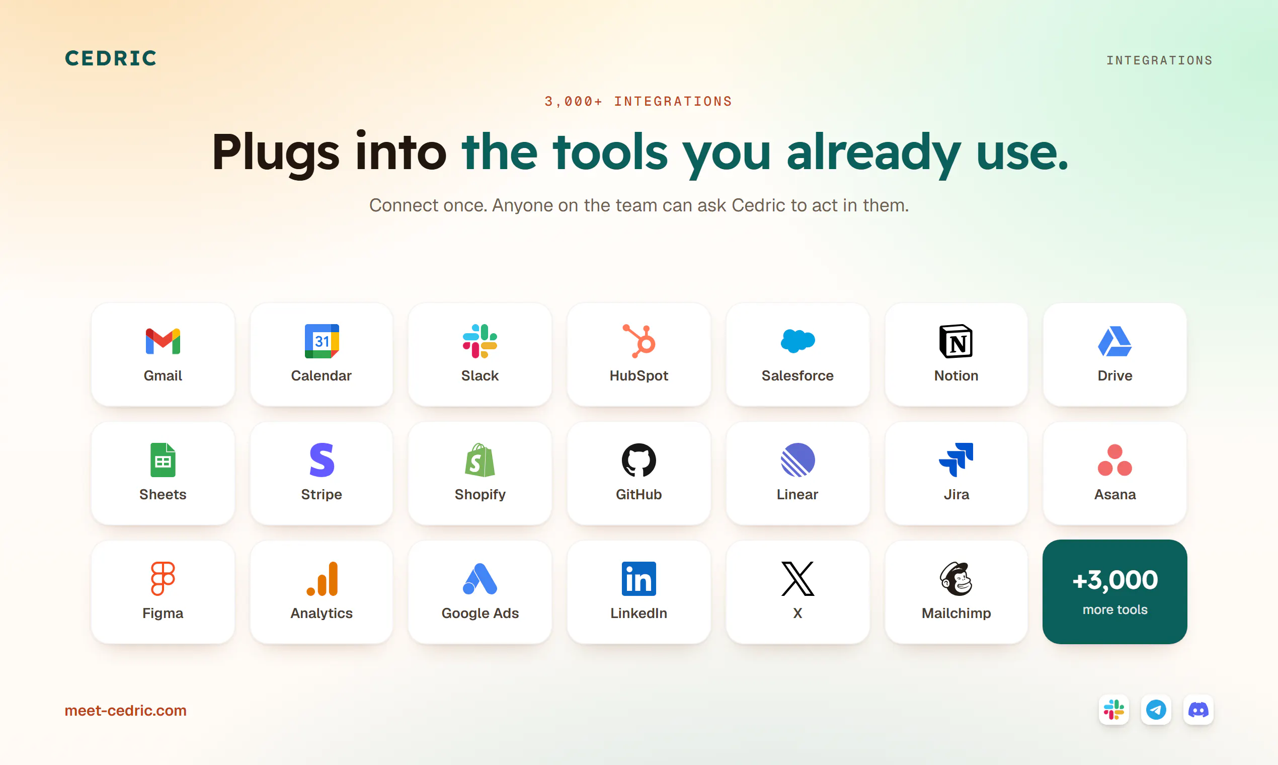Cedric AI Teammate for Startups gallery image