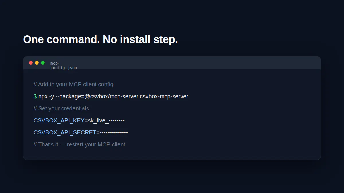CSVBox MCP Server gallery image