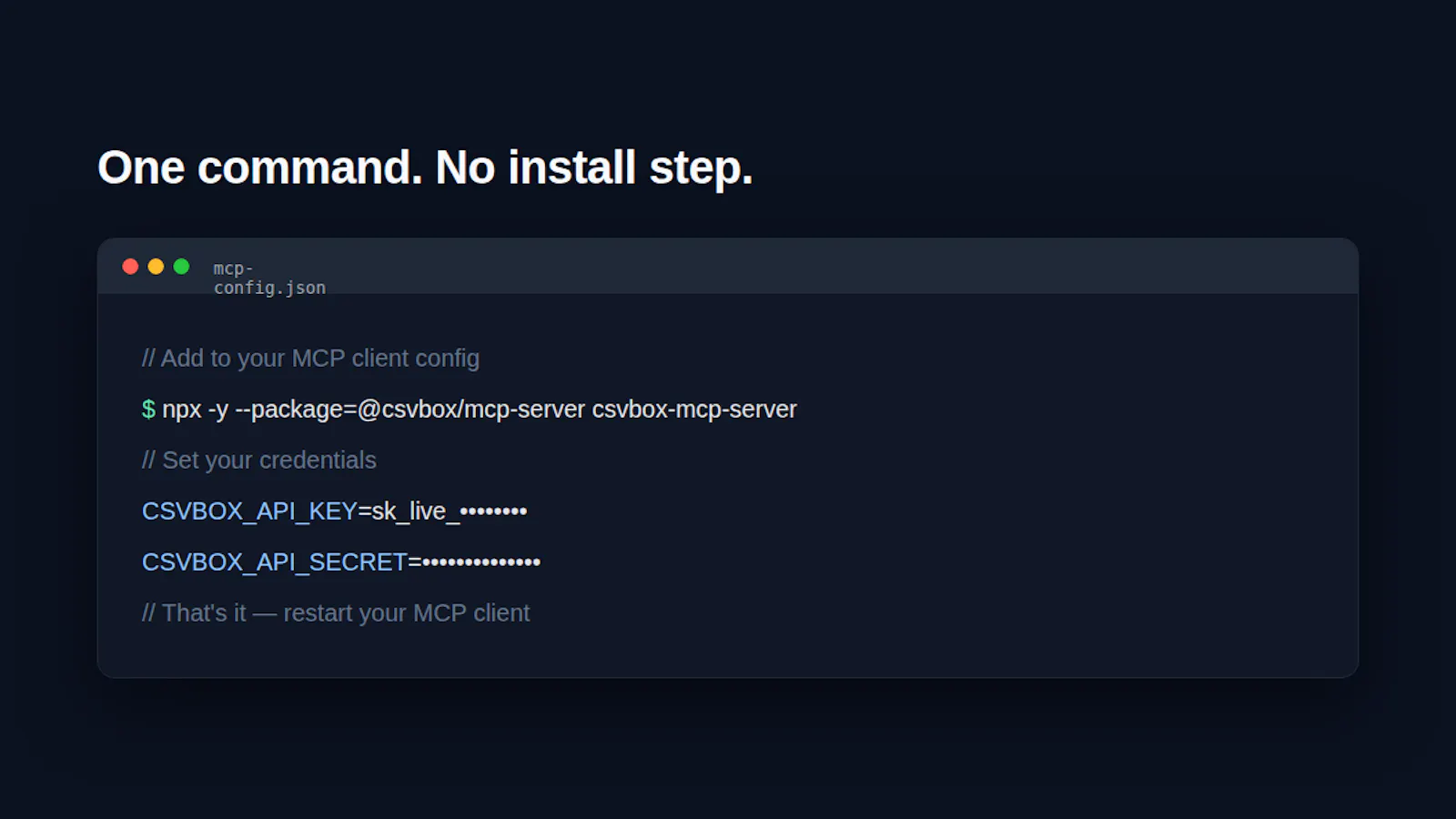 CSVBox MCP Server screenshot 3