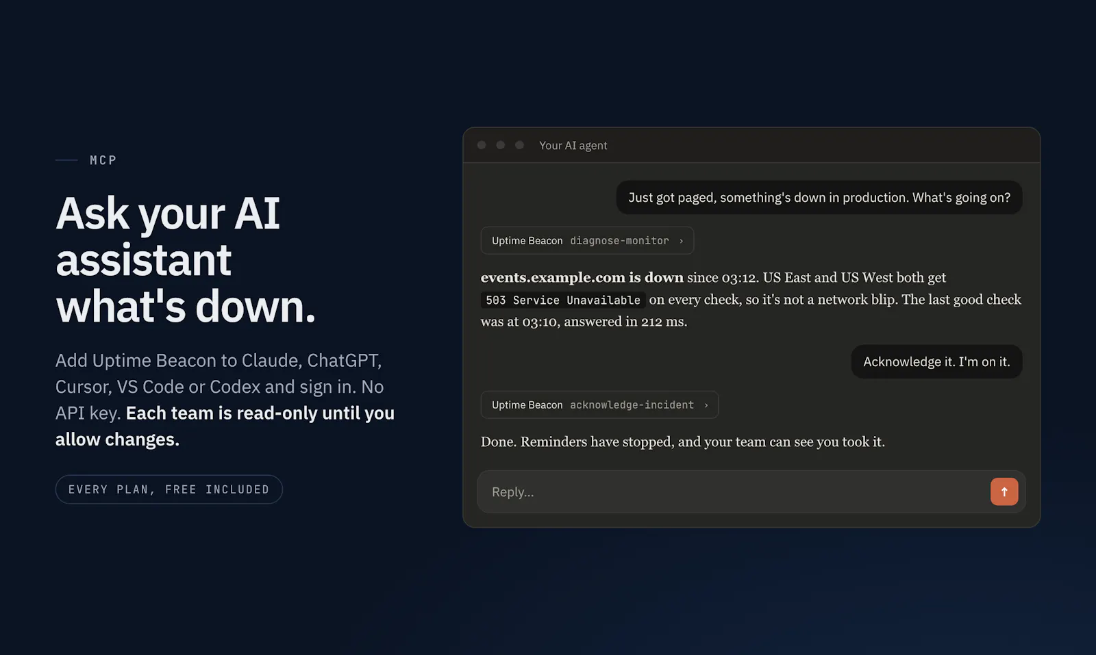 Uptime Beacon screenshot 2