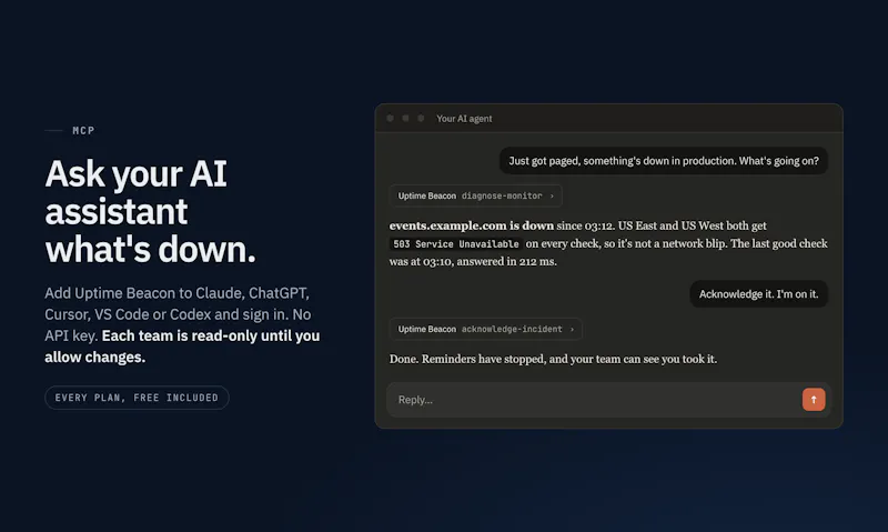 Uptime Beacon screenshot 2