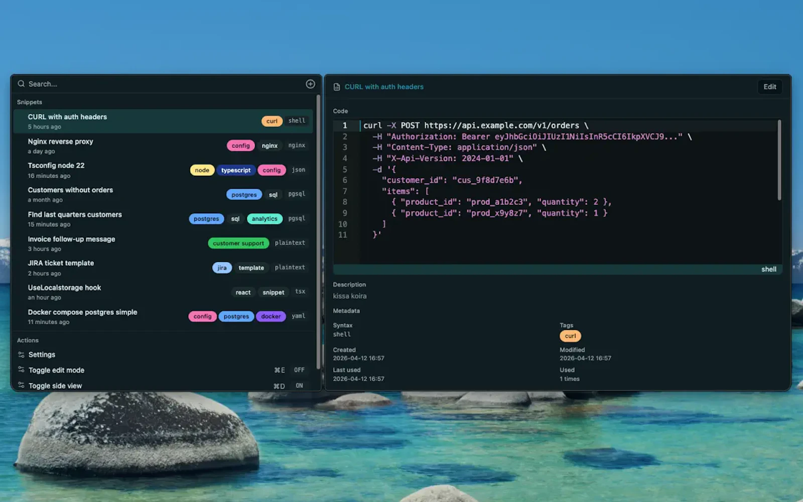 Stash screenshot 1