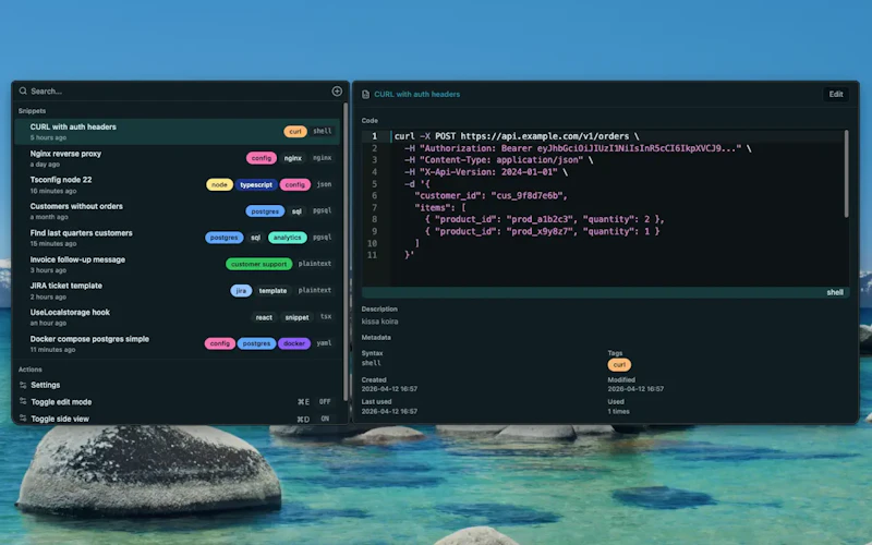 Stash screenshot 1