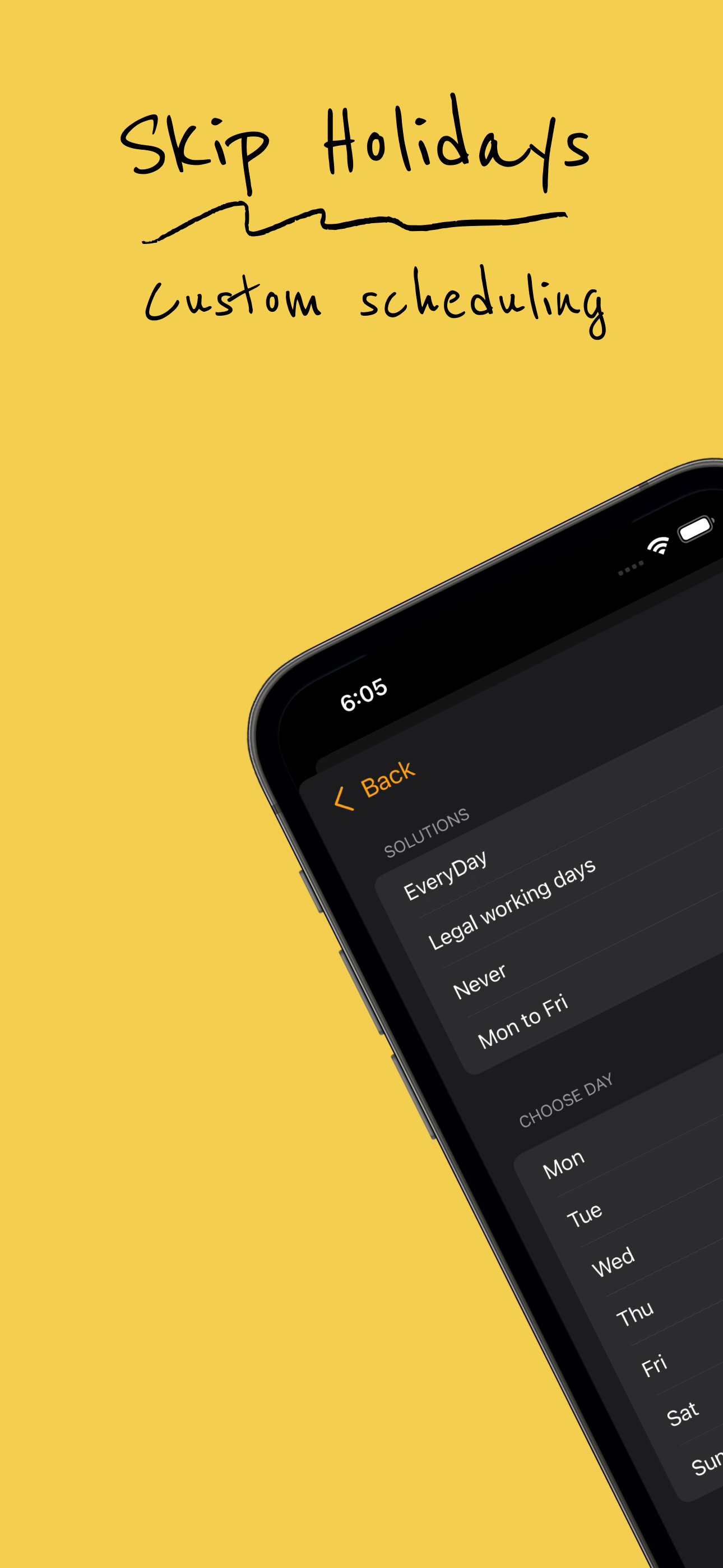  ReAlarm—A Smart Alarm custom schedules gallery image