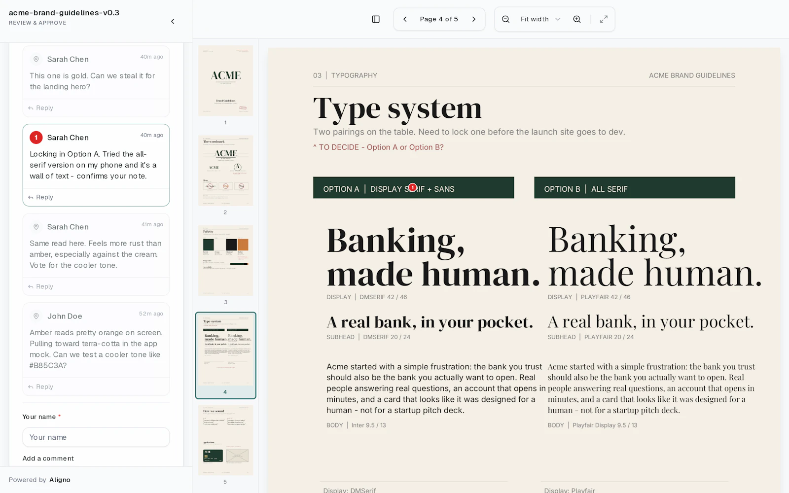 Aligno screenshot 1