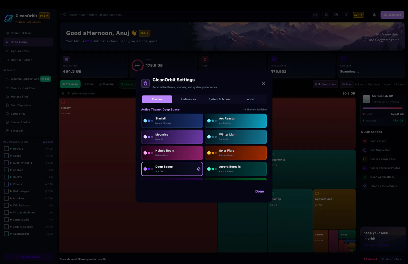 CleanOrbit screenshot 5