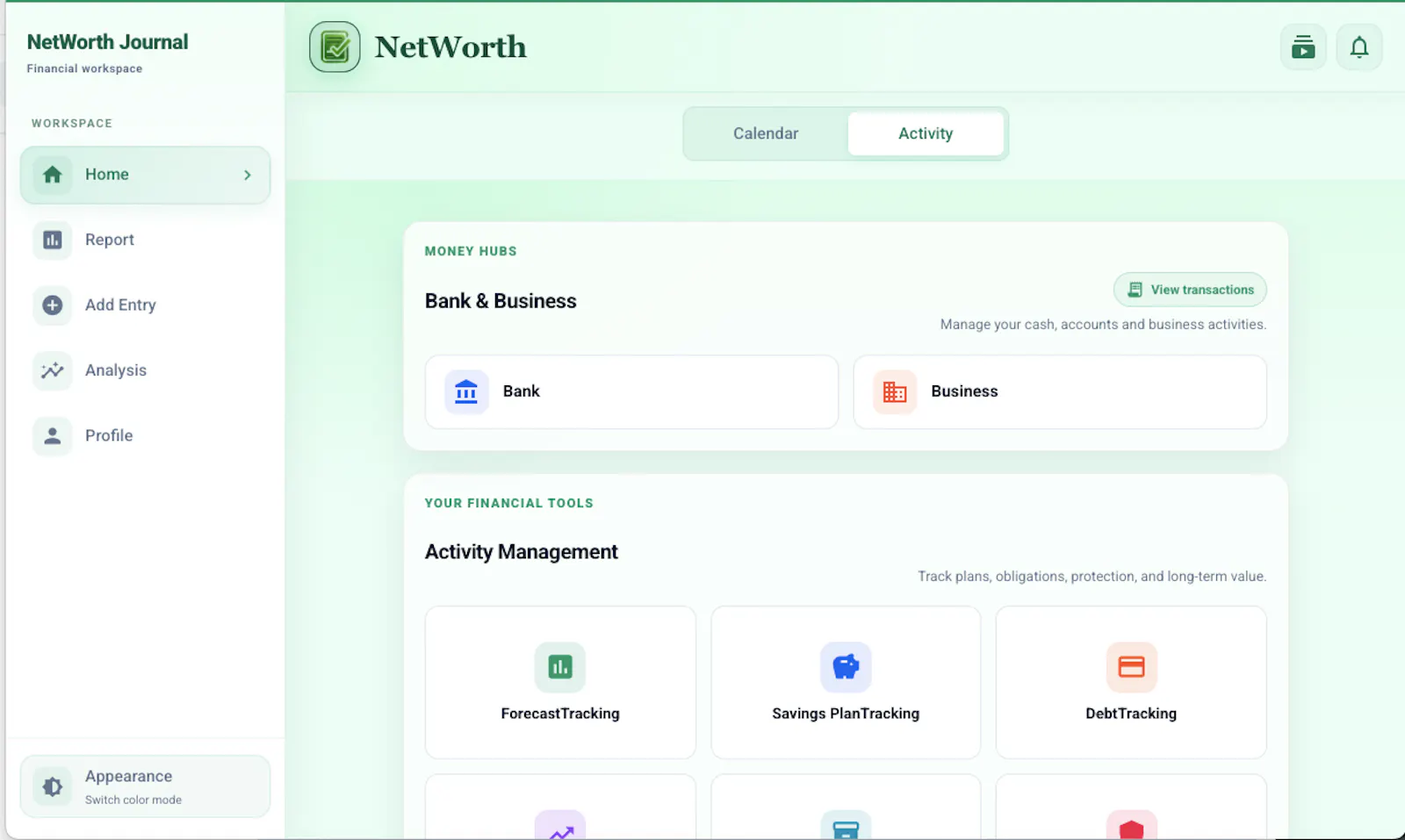 Networth Journal screenshot 3