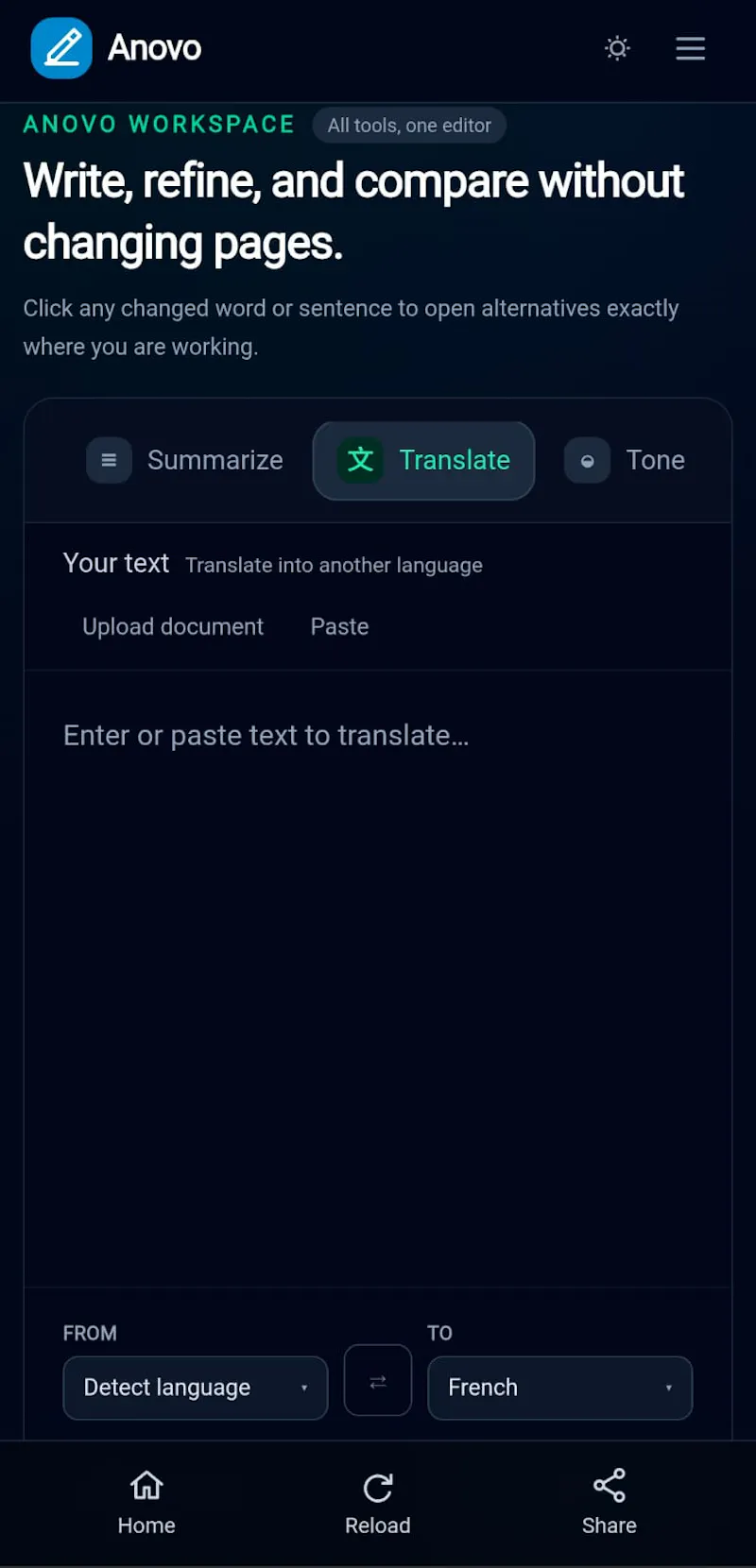 Anovo: AI Writing Tools screenshot 4