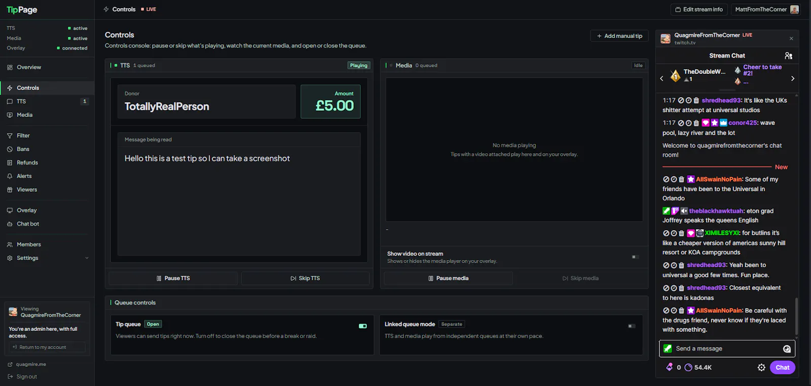 TipPage screenshot 1