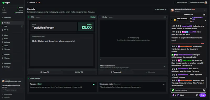 TipPage screenshot 1