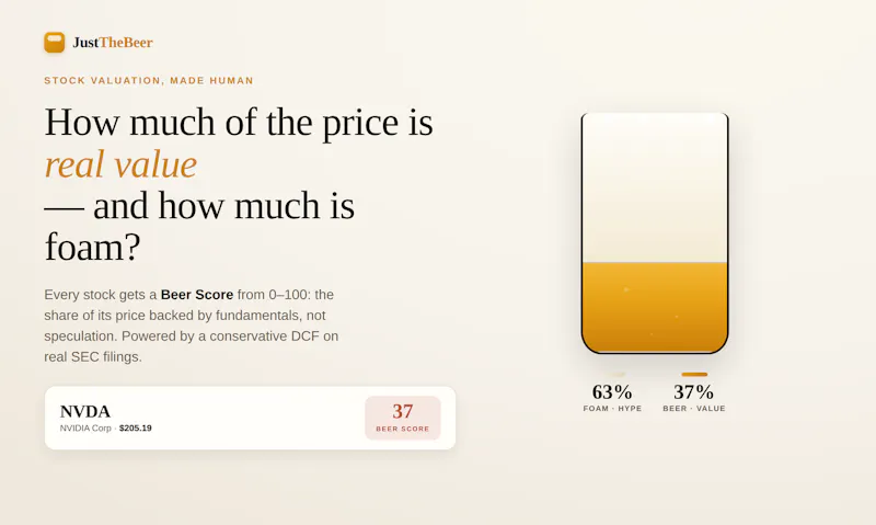JustTheBeer screenshot 1
