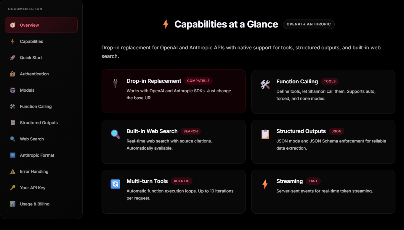 Shannon AI - Frontier Red Team Tool - Screenshot 3 showing product features and functionality