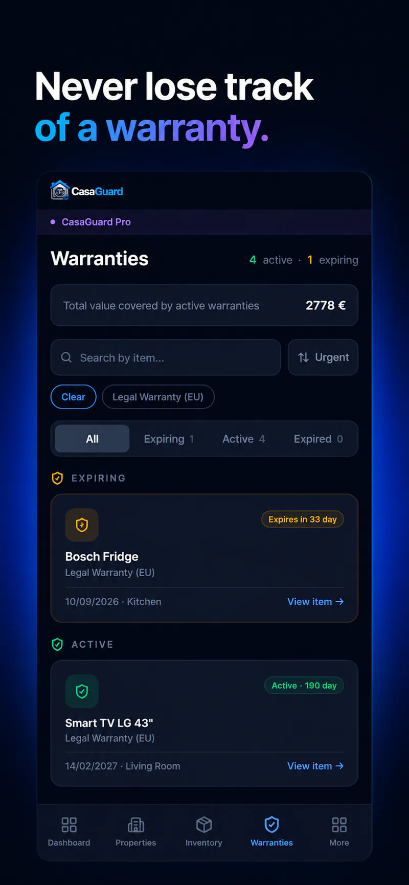 CasaGuard screenshot 3
