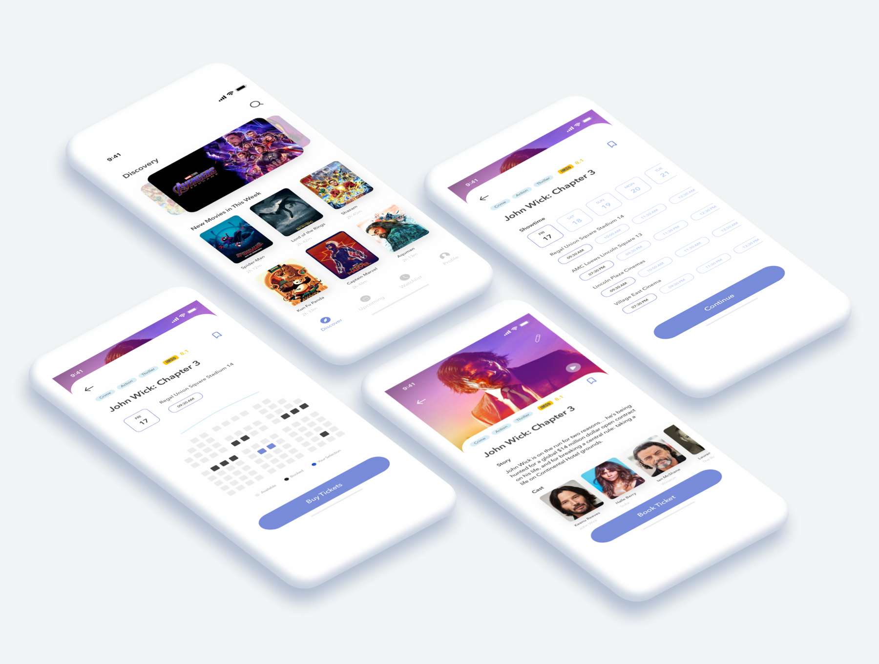 CineBox Movie App UI UX Kit gallery image