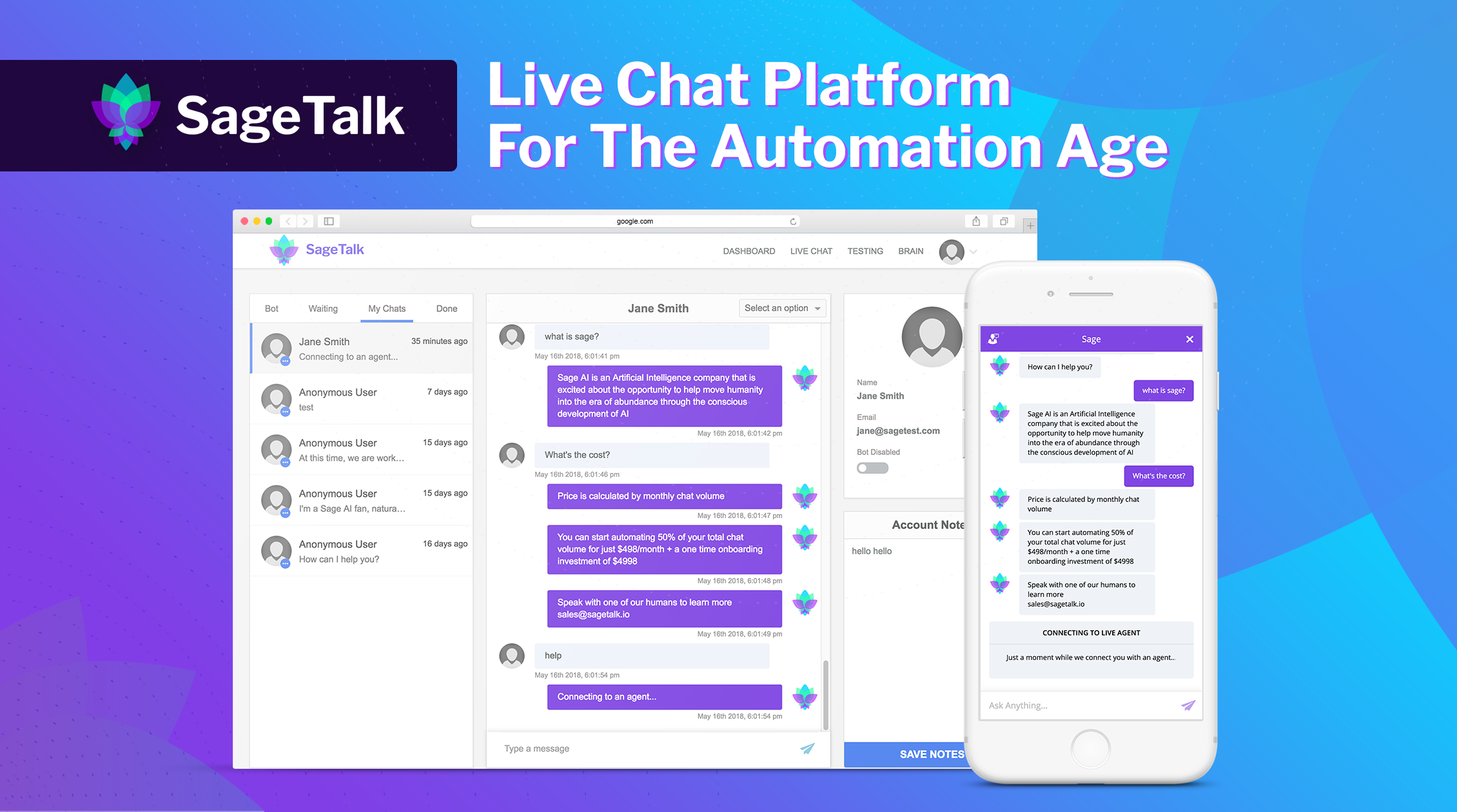 Sage Talk Image