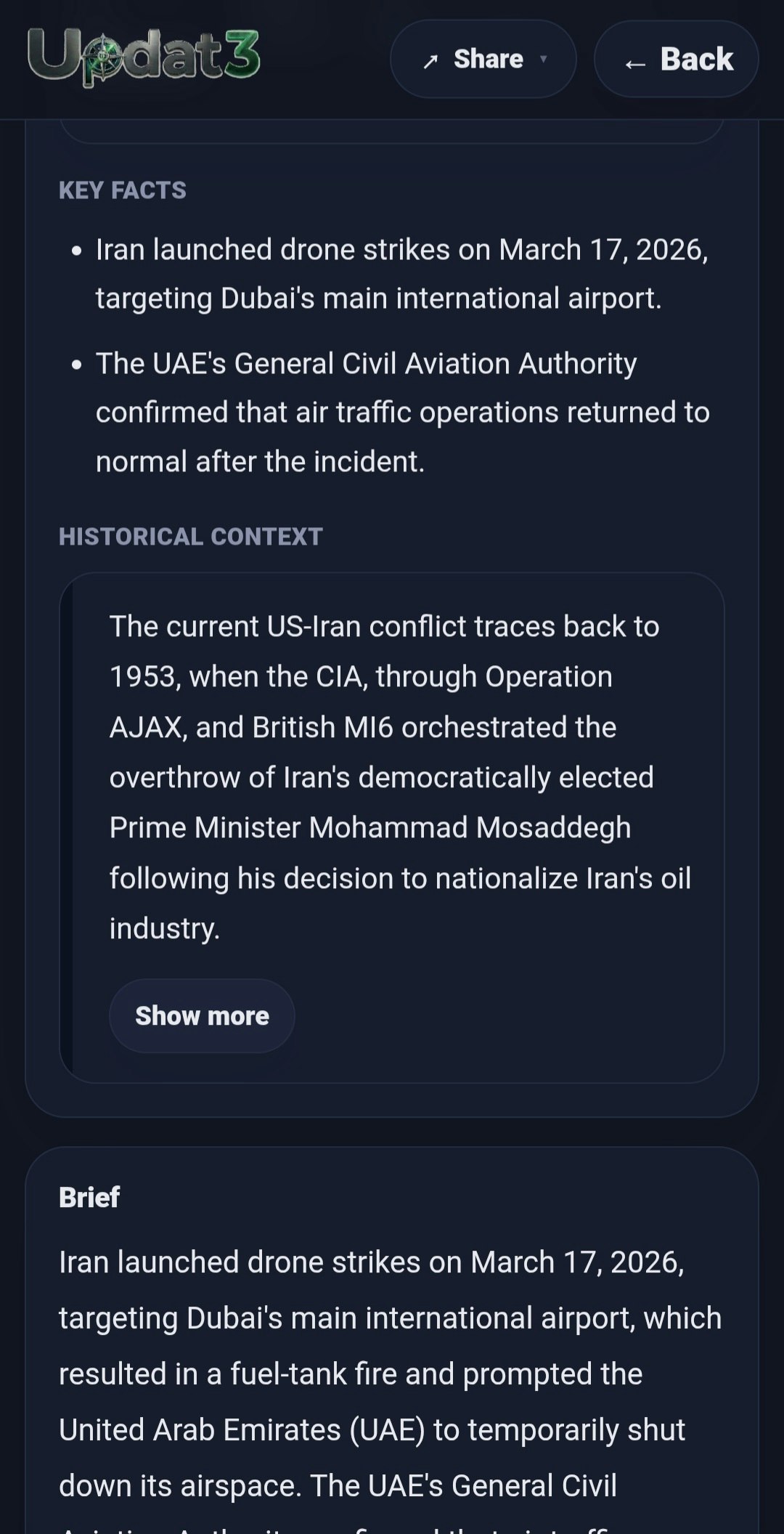 Updat3 - Main product screenshot demonstrating key features and user interface