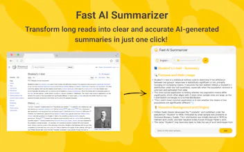 Fast AI Summarizer ext gallery image