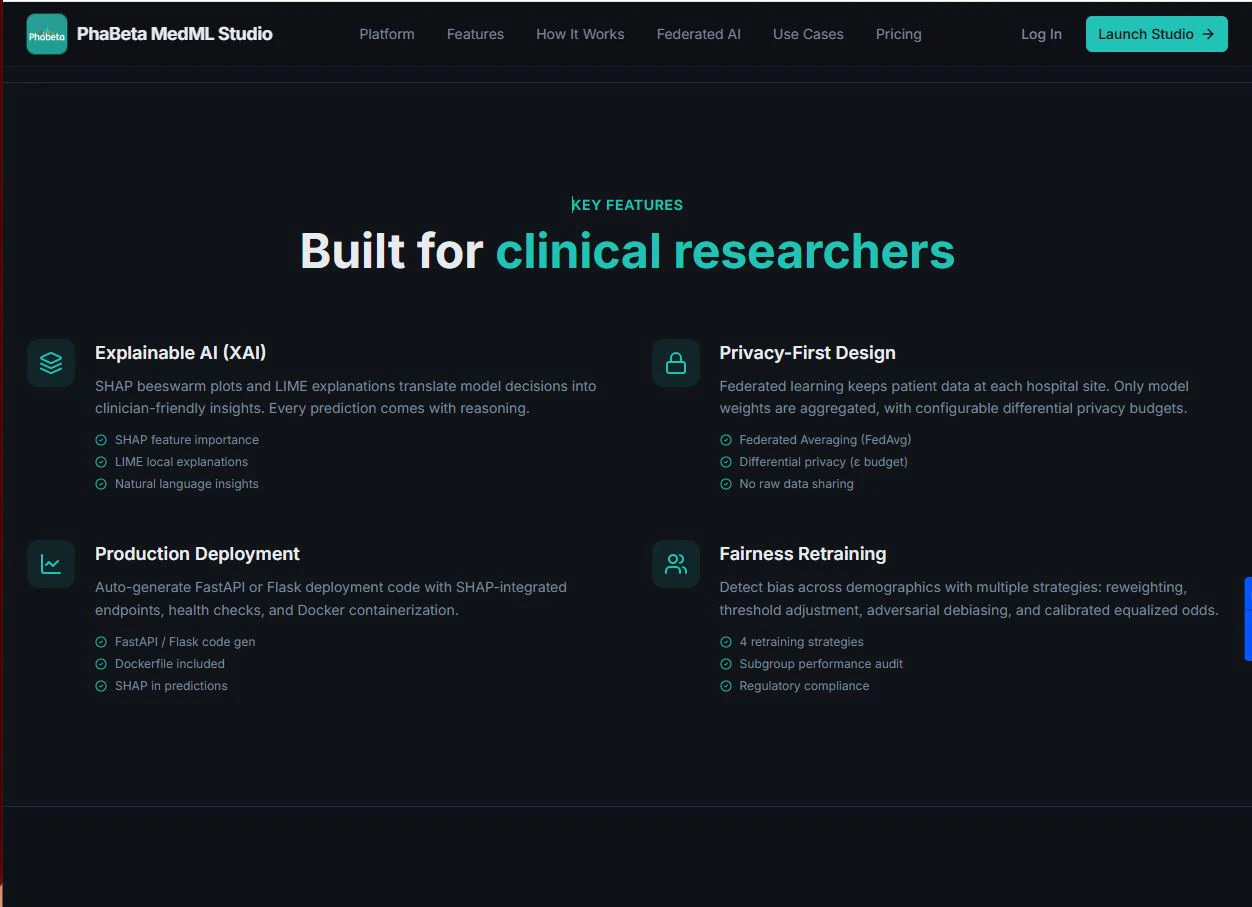 PhaBeta MedML Studio screenshot 1
