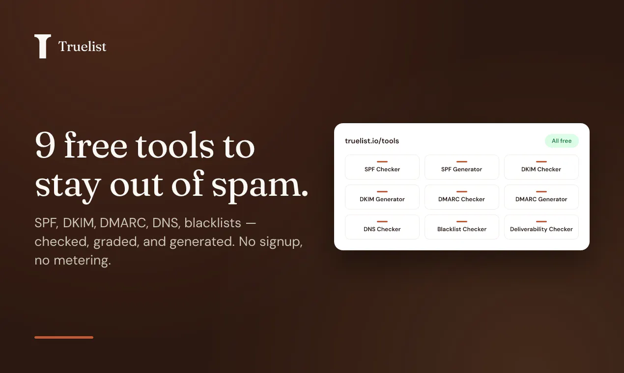 Email Deliverability Toolkit