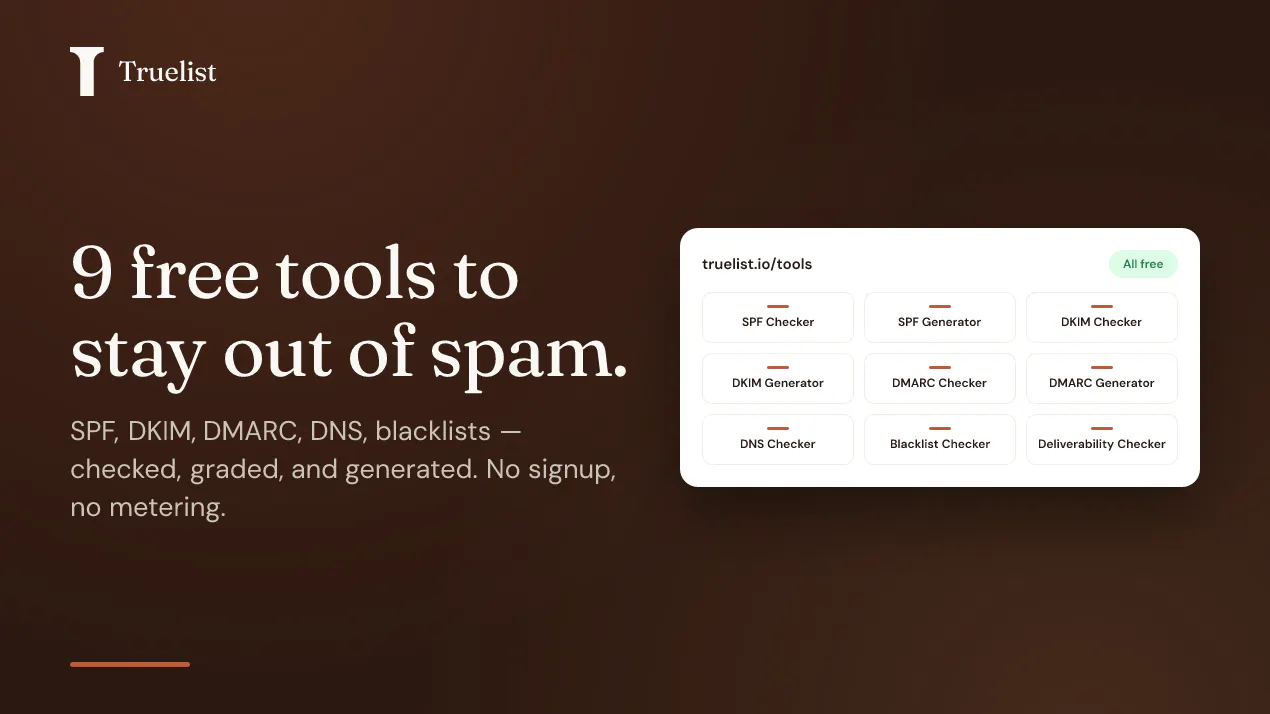 Email Deliverability Toolkit product