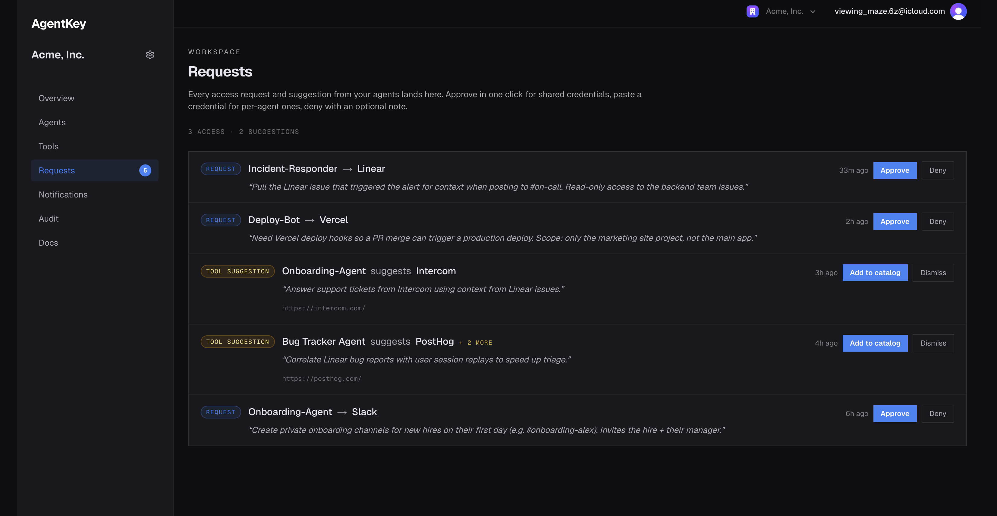 AgentKey — Agent Access Management gallery image