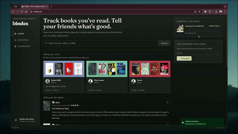 Bindex screenshot 1 (video preview)