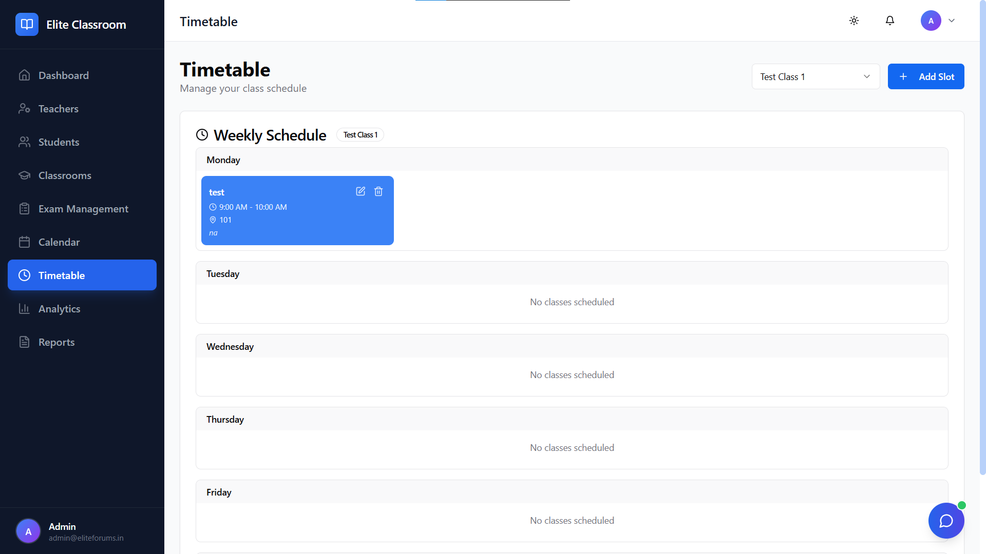 Elite Forums ClassRoom gallery image
