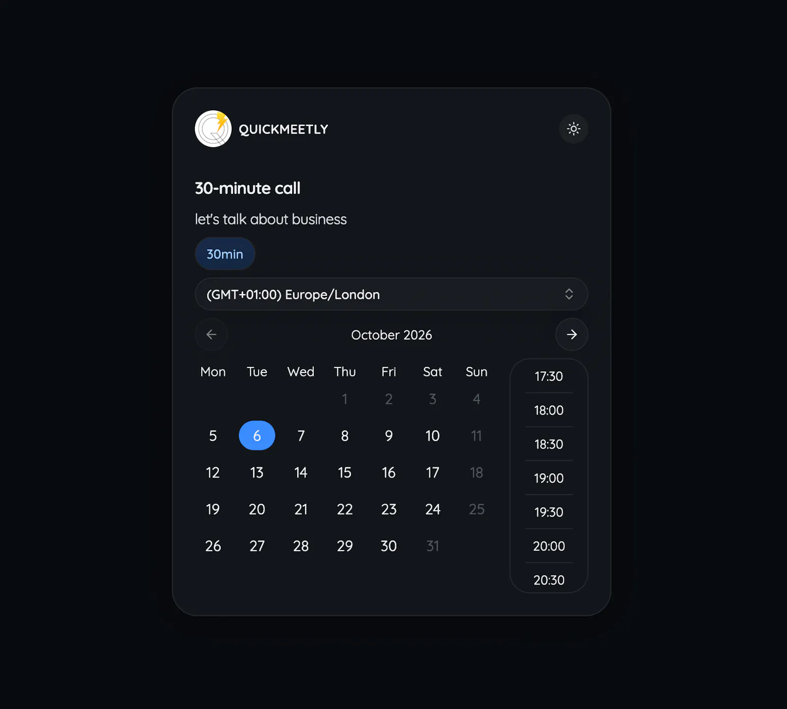 QuickMeetly screenshot 5