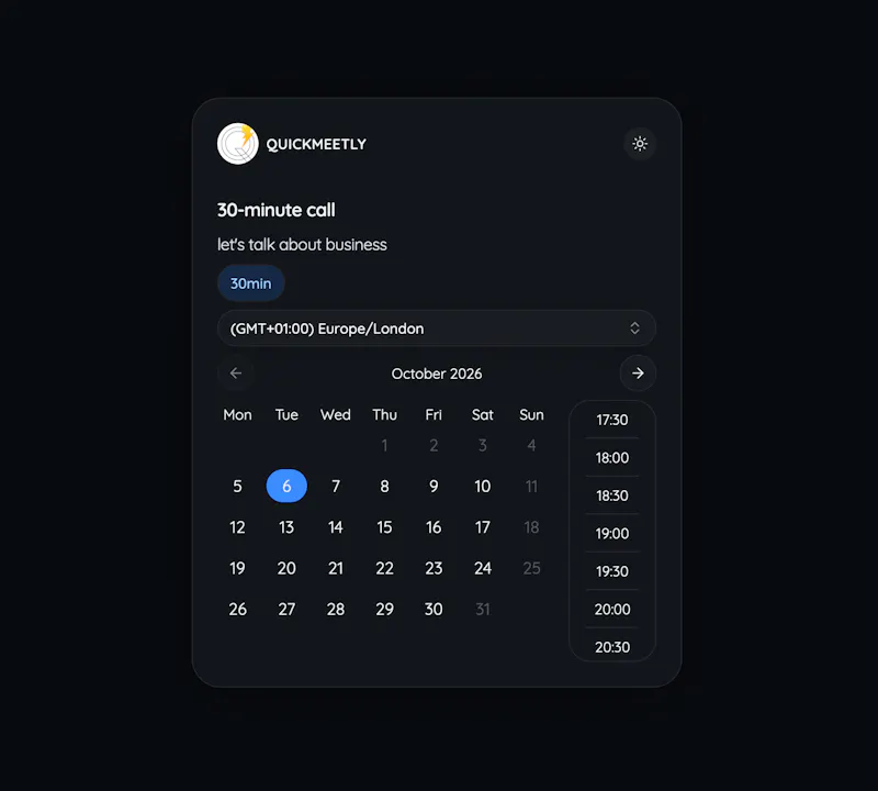 QuickMeetly screenshot 5