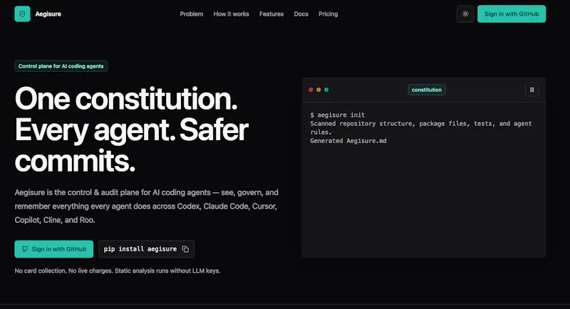 Aegisure screenshot 1