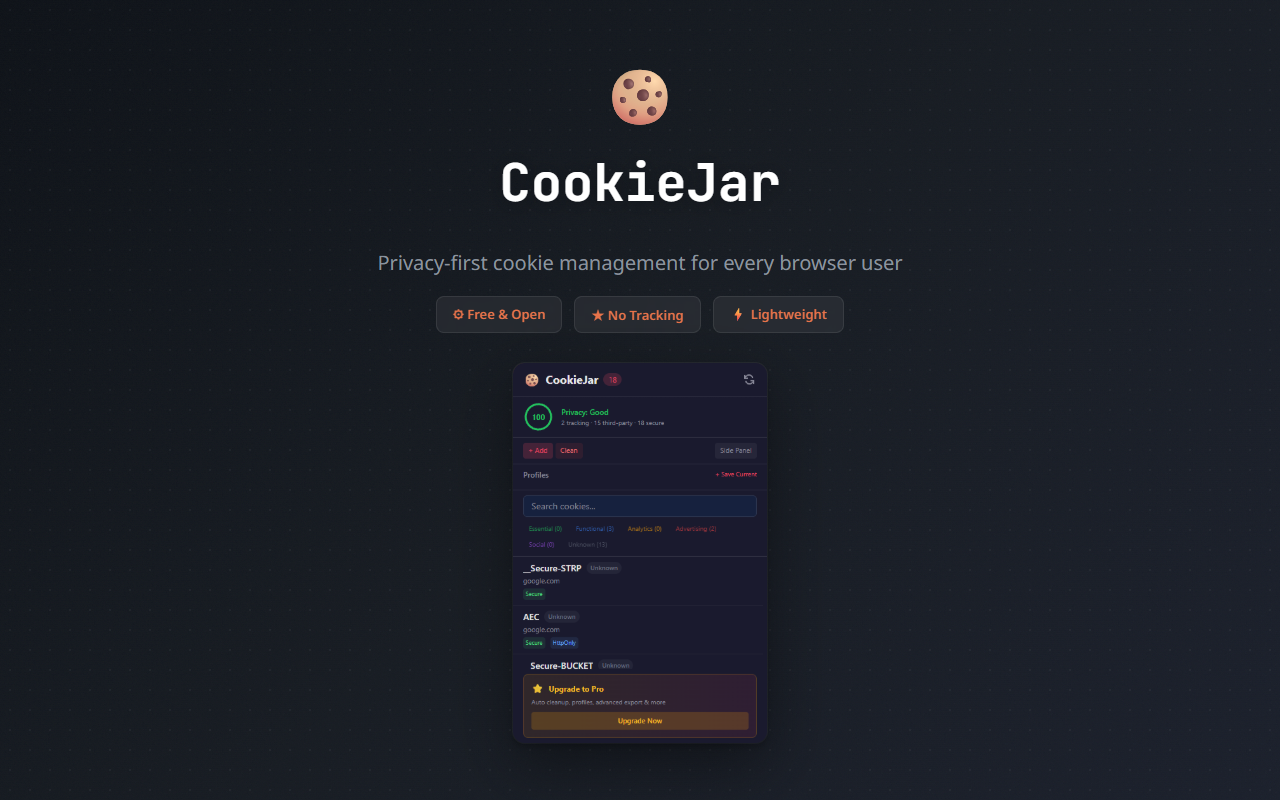 CookieJar - Cookie Editor & Manager gallery image