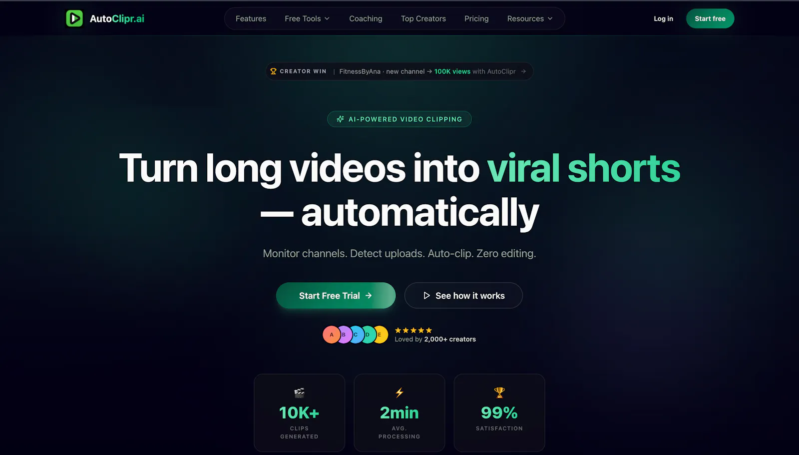 AutoClipr.ai screenshot 2