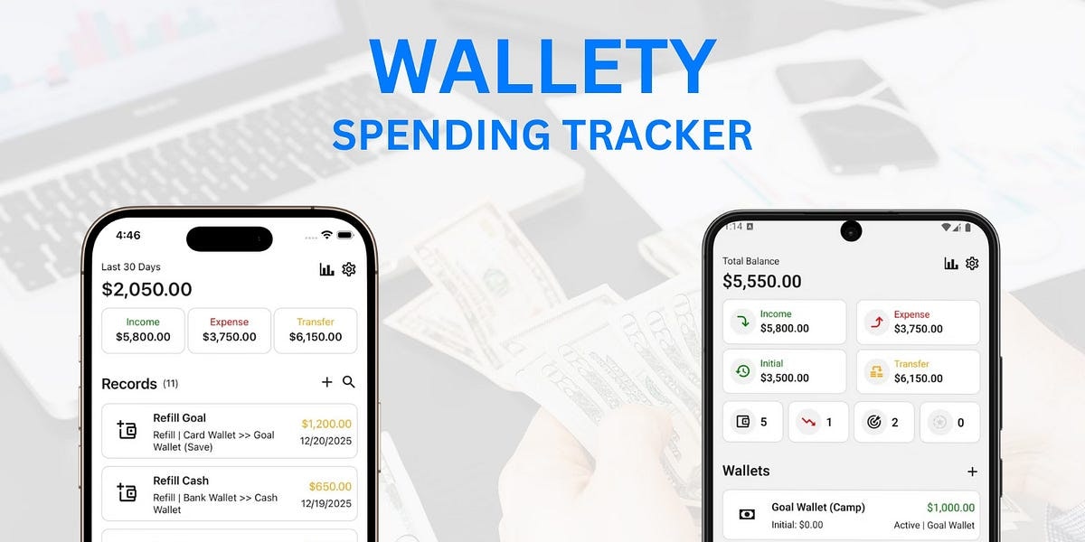 Spending Tracker: Wallety gallery image