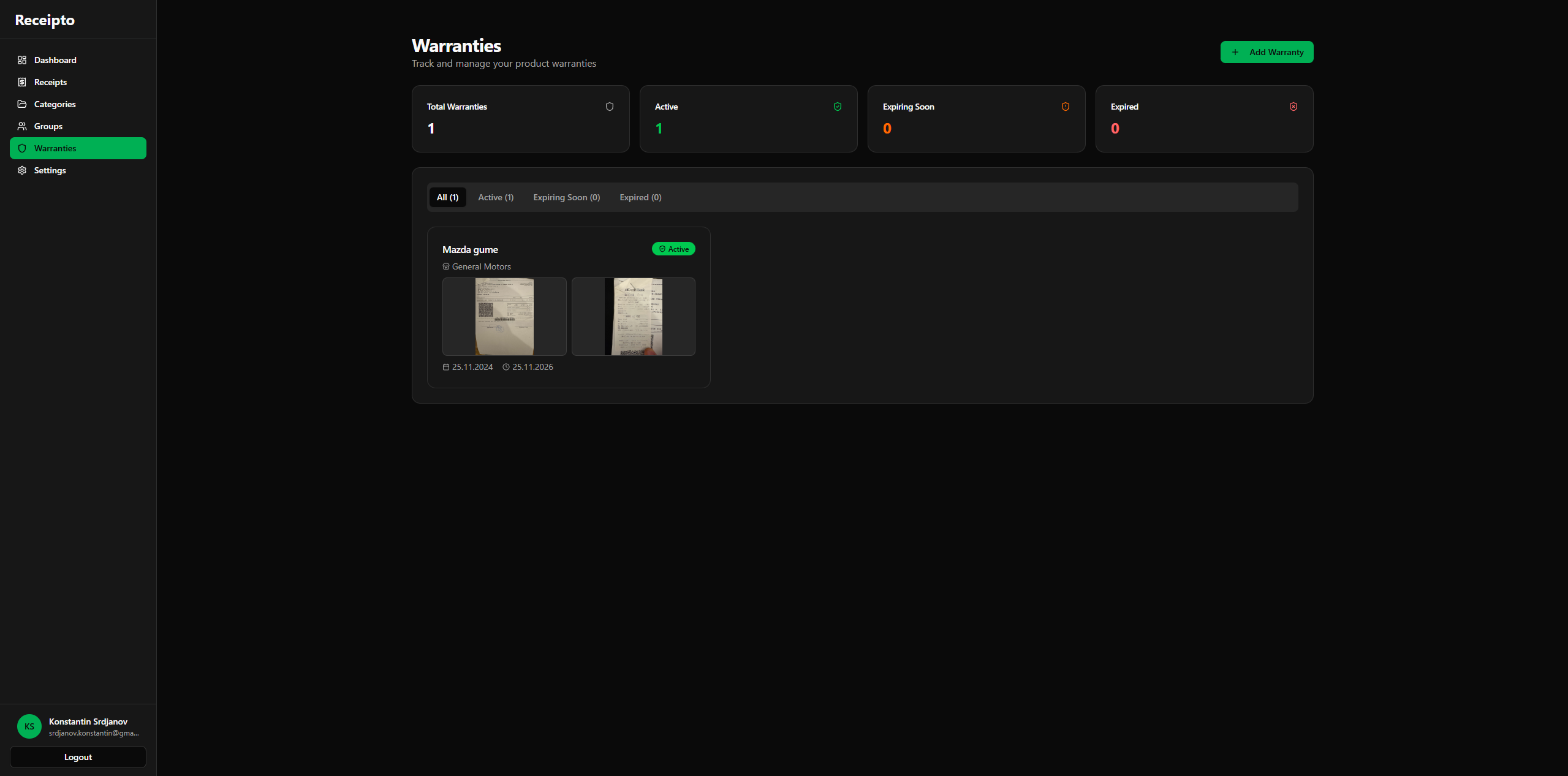 Receipto gallery image