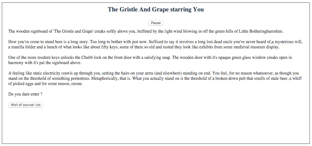 The Gristle and Grape