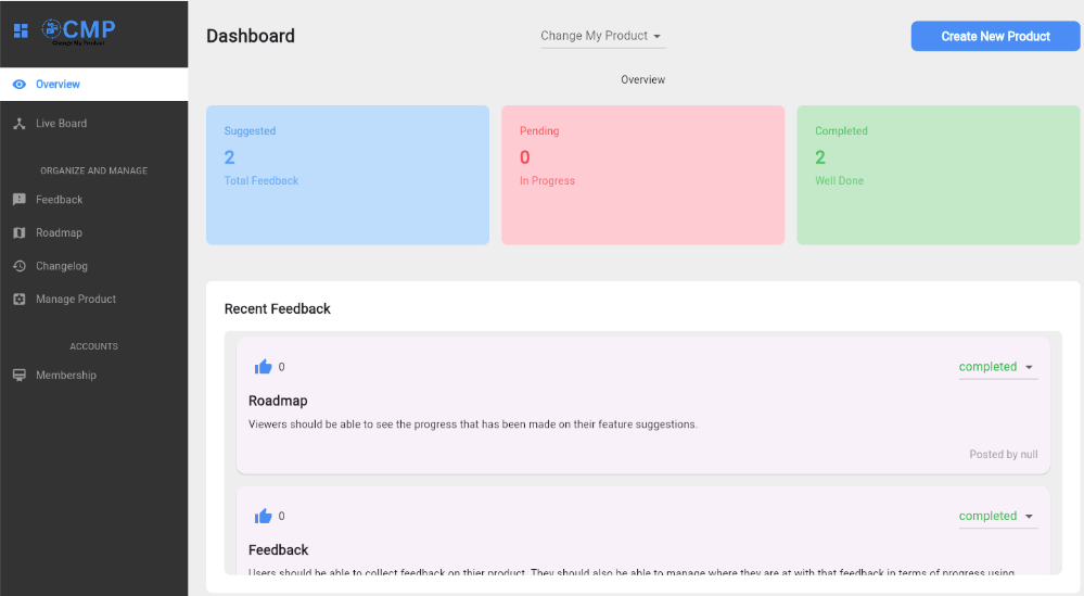 Cambia il mio prodotto - Raccolta di feedback economica e facile media 2